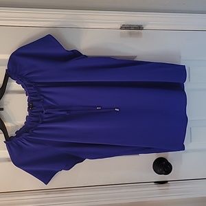 SAMI AND JO BLUE BLOUSE